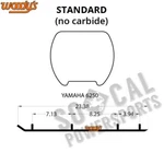 Sno Stuff New 4" Hardbar Runner Wearbar 1983-2005 Vk Bravo Ovation Vmax 515-616. Fixed Price $28.95.
