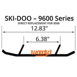 Woody's Maverick Carbide Runner 6" Ski-doo Ms6-9600. Fixed Price $202.68.