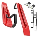 Slydog Powder Hound 7" Indy Red Skis W/4" Round Bar Complete Kit Yamaha T.s.s. Fixed Price $415.91.