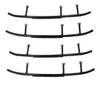 2 Sets Bottom Line 6" Carbides Runners Skags For Polaris 2004-2015 Accutrak Skis. Fixed Price $139.95.