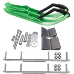C&a Pro Green Tmx Snowmobile Skis W/ 9" Shaper Bars Complete Kit Arctic Cat. Fixed Price $527.51.
