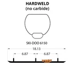 Woodys Top-stock Hard Surface Bar Carbide Runners For 1994 Ski-doo Mach 1. Fixed Price $73.26.