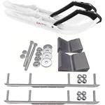 C&a Pro White Tmx Snowmobile Skis W/ 9" Shaper Bars Complete Kit Yamaha 2014 &. Fixed Price $538.36.