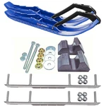 C&a Pro Blue Tmx Snowmobile Skis W/ 6" Shaper Bars Complete Kit Yamaha Trailing. Fixed Price $551.49.