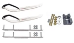 C&a Pro White Mtx Snowmobile Skis W/ 6" Shaper Bars Complete Kit Arctic Cat. Fixed Price $549.50.