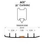 Woodys Ace Runners With 6in. Carbide For 2013 Yamaha Rs10 Rs Venture Tf. Fixed Price $153.25.