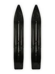 Pair Of Black Slydog Powder Hound 7" Snowmobile Skis. Fixed Price $238.00.
