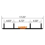 Woodys Acr-5000 Hard Mountain Ace Carbide Runner - Pair. Fixed Price $50.68.