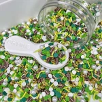 Fake Lucky Football Game, Sports Polymer Clay Sprinkle Mix (not Edible) D46-35. Fixed Price $19.75.
