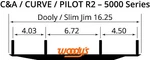Woodys 8" Dooly Carbide Runner Woody's 5000 Series # Dc8-5000. Fixed Price $206.52.