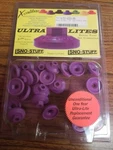 Sno-stuff Ultra Lite Snowmobile Track Stud Backing Plate 7mm 24 Pack Purple. Fixed Price $15.29.