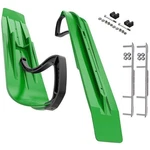 Slydog Powder Hound 7" Green Skis W/6" Shaper Bar Complete Kit Polaris Fusion/iq. Fixed Price $380.80.