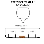 Woodys Extender Iii Round Bar 4" Carbide Runners Ski Doo Legend Sport 600 (2002). Fixed Price $126.57.