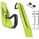 Slydog Powder Hound 7" Manta Green Skis W/6" Shaper Bar Complete Kit Polaris. Fixed Price $448.09.