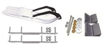C&a Pro White Xcs Snowmobile Skis W/ 6" Shaper Bars Complete Kit Polaris. Fixed Price $616.81.