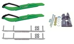 C&a Pro Green Xt Snowmobile Skis W/ 6" Shaper Bars Complete Kit Yamaha Trailing. Fixed Price $532.67.