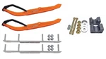 C&a Pro Orange Mtx Snowmobile Skis W/ 6" Shaper Bars Complete Kit Arctic Cat. Fixed Price $580.81.