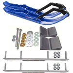 C&a Pro Blue Tmx Snowmobile Skis W/ 4.5" Shaper Bars Complete Kit Ski-doo. Fixed Price $542.45.