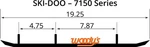 Woodys New 8" Executive Carbide Runners Set 1993-1996 Gt Formula Mxz Wsd-7150. Fixed Price $35.95.