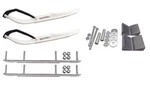 C&a Pro White Mtx Snowmobile Skis W/ 9" Shaper Bars Complete Kit Arctic Cat. Fixed Price $559.64.