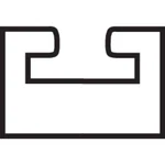Kimpex Graphite Slide - Profile 15 Length 57.25" 04-394-40. Fixed Price $40.01.