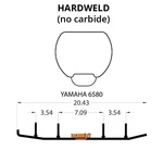 Woodys Top-stock Hard Surface Bar Carbide Runners For 2001 Yamaha Vt500 Venture. Fixed Price $73.26.