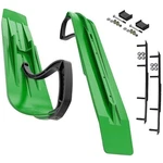 Slydog Powder Hound 8" Green Skis W/4" Round Bar Complete Kit Ski-doo S-chassis. Fixed Price $372.54.