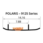 Woodys Executive Series 8" Carbide Wear Bar Runners (wpi-9125). Fixed Price $151.07.