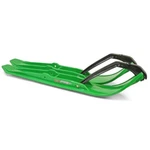 Pair Of Green C&a Pro Xpt 6-1/4" Snowmobile Skis W/black Loops. Fixed Price $377.06.