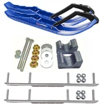C&a Pro Blue Tmx Snowmobile Skis W/ 7.5" Shaper Bars Complete Kit Arctic Cat. Fixed Price $560.52.