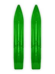 Pair Of Green Slydog Powder Hound 7" Snowmobile Skis. Fixed Price $168.07.