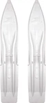 Slydog Skis Powder Hound White 8" Pair Ph8solwhtlopblk. Fixed Price $334.95.