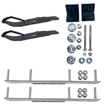 C&a Pro Black Xt Snowmobile Skis W/ 7.5" Shaper Bars Complete Kit Ski-doo. Fixed Price $637.90.