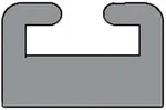 Garland 232903 Hyfax Slide Black 58.13" Garland# 29-58.13-2-01-01. Fixed Price $37.16.