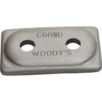 Woodys Double Grand Digger Support Plate Aluminum - 6/pack Adg-3775-6. Fixed Price $36.56.