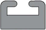 Garland 232903 Hyfax Slide Black 58.13" Garland# 29-58.13-2-01-01. Fixed Price $37.75.