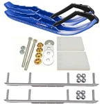 C&a Pro Blue Tmx Snowmobile Skis W/ 9" Shaper Bars Complete Kit Yamaha 2011 And. Fixed Price $561.63.
