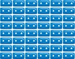 Woodys Double Grand Digger 5/16" Blue Aluminum Support Plates 48pk (adg-3825-48). Fixed Price $190.56.