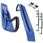 Slydog Powder Hound 7" Voo Doo Blue Skis W/8" Round Bar Complete Kit Ski-doo. Fixed Price $415.15.