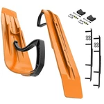Slydog Powder Hound 7" Orange Crush Skis W/4" Round Bar Complete Kit Polaris. Fixed Price $400.27.