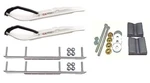 C&a Pro White Xt Snowmobile Skis W/ 7.5" Shaper Bars Complete Kit Arctic Cat. Fixed Price $615.86.