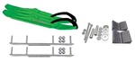 C&a Pro Green Xcs Snowmobile Skis W/ 6" Shaper Bars Complete Kit Arctic Cat. Fixed Price $532.67.