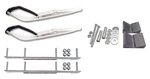 C&a Pro White Razor Snowmobile Skis W/ 7.5" Shaper Bars Complete Kit Arctic Cat. Fixed Price $499.84.