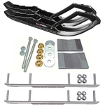 C&a Pro Black Tmx Snowmobile Skis W/ 6" Shaper Bars Complete Kit Yamaha Old. Fixed Price $499.35.