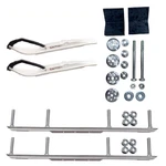 C&a Pro White Xt Snowmobile Skis W/ 7.5" Shaper Bars Complete Kit Ski-doo. Fixed Price $670.60.