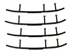2 Sets Bottom Line 4" Carbides Runners Skags For Polaris 2004-2015 Accutrak Skis. Fixed Price $114.95.