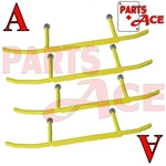 (4) 6" Carbides For Ski-doo Precision Skis Legend Se Mxzx Mx Adrenaline Rev. Fixed Price $924.95.