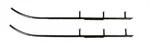 Bottom Line 4" Carbides Runners Skags For Arctic Cat Fits Many 1991-1999 Sleds. Fixed Price $59.95.