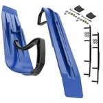 Slydog Powder Hound 7" Voo Doo Blue Skis W/4" Round Bar Complete Kit Yamaha. Fixed Price $408.77.