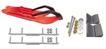 C&a Pro Red Xcs Snowmobile Skis W/ 4.5" Shaper Bars Complete Kit Polaris. Fixed Price $553.97.